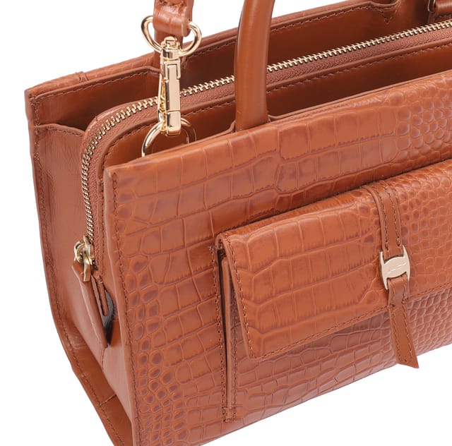 Paul Costelloe Paul Costelloe Women's Gracie Leather Multi Way Bag in Brown - 3