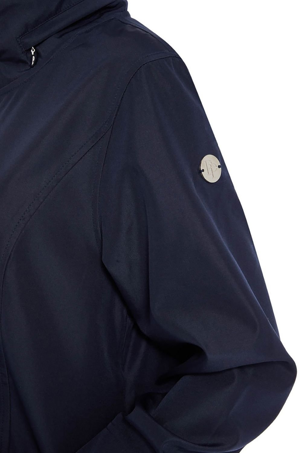 Penny Plain Penny Plain Women's Raincoat in Navy - 4