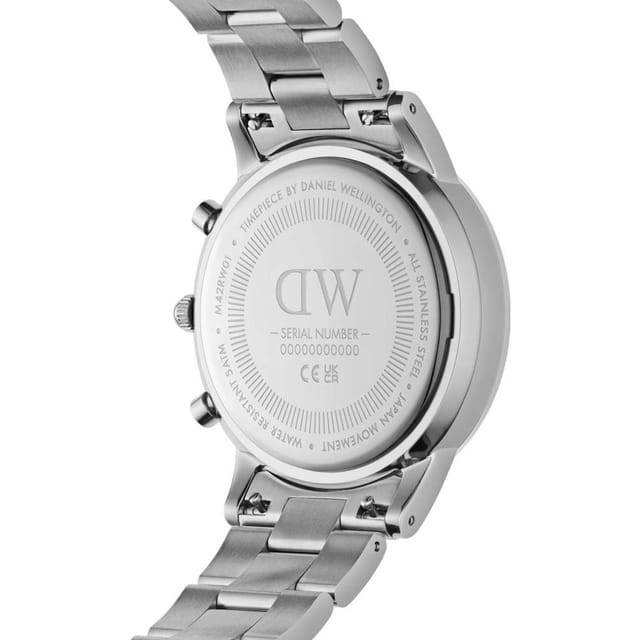 Daniel Wellington Daniel Wellington Men's DW00100644 Iconic 42mm Quartz Watch in Silver - 3
