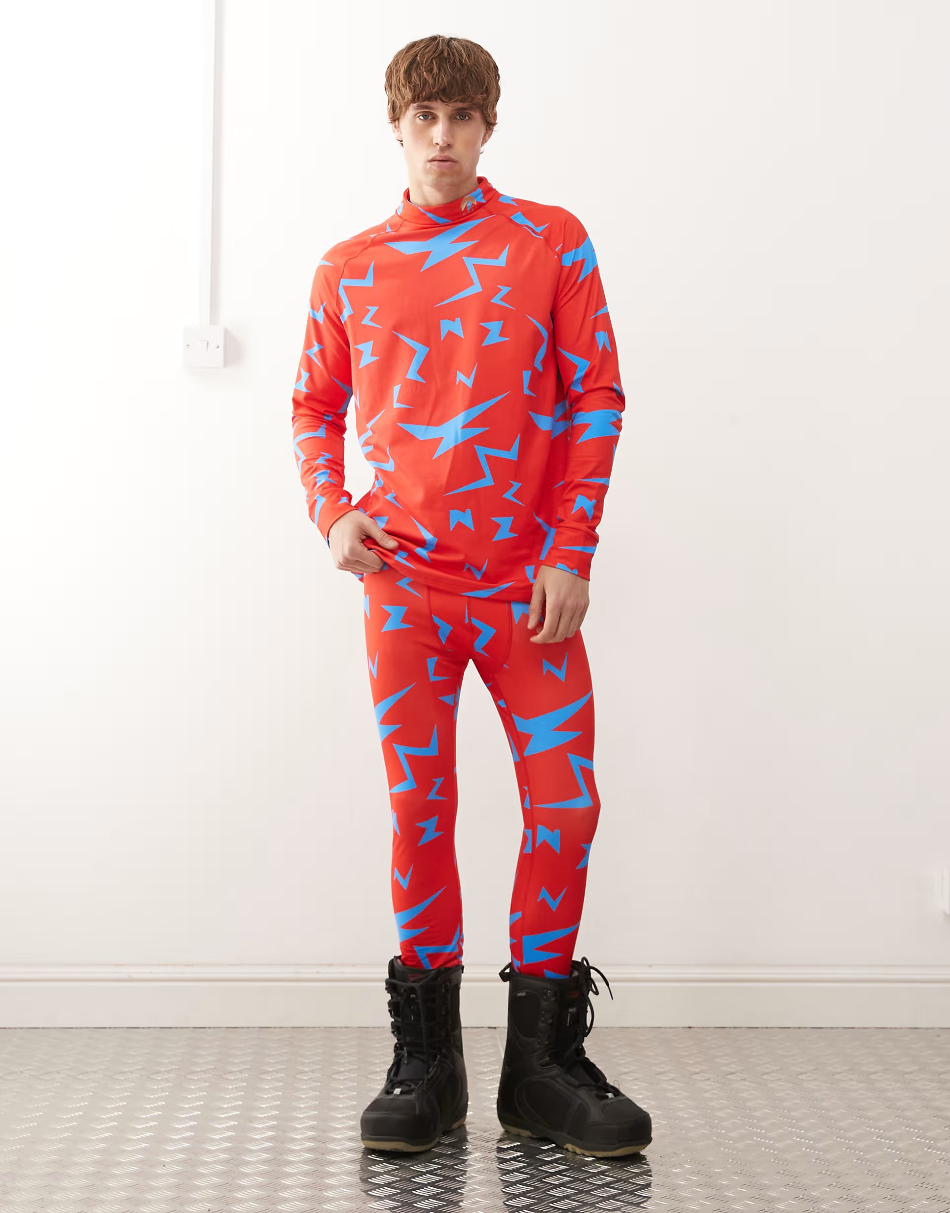 ASOS OOSC Men's baselayer pant - starman in red - 1