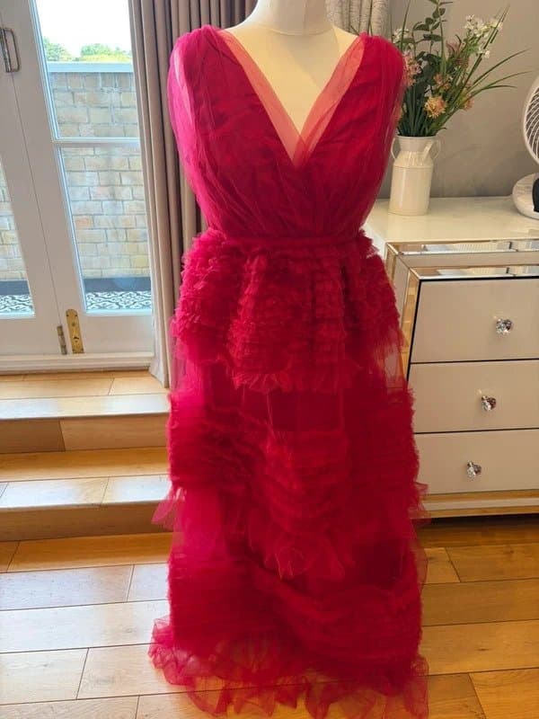Coast Long red Coast dress
