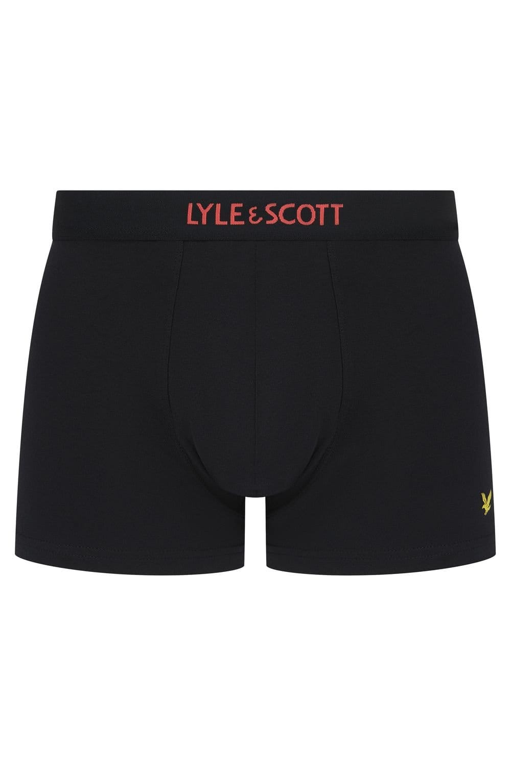 Lyle & Scott Lyle & Scott Men's Devon 3 Pack Boxers -Black/Multi - 4