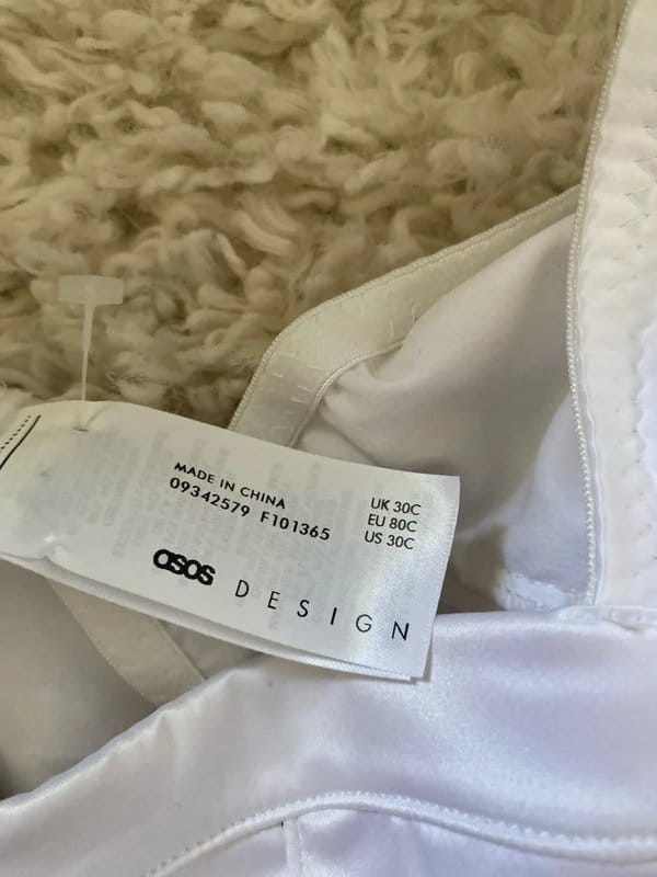 ASOS Design ASOS design Romantic White Corset Crop Top with Dramatic Organza Sleeves - 1