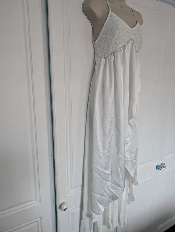 ASOS ASOS Extro & Very bridal waterfall cami dress size 8