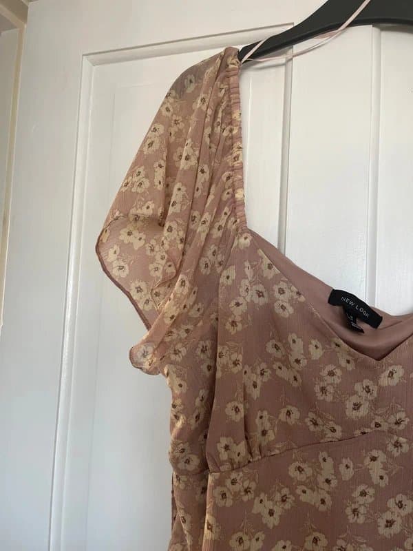 New Look New look floral dusty pink dress