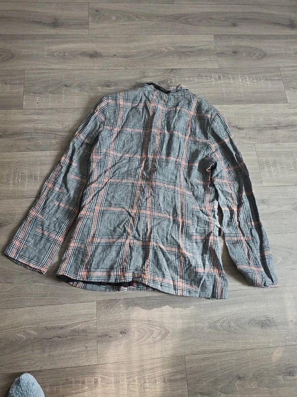 Bershka Multi Plaid Blazer