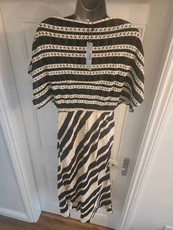 Never Fully Dressed BNWT Never Fully Dressed Mono Crochet Tilly Dress Size 12 £140