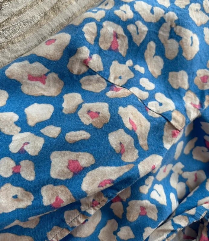Mint Velvet Mint Velvet Short Sleeved Summer Blouse Top - Animal Leopard Print - XL 🌺
