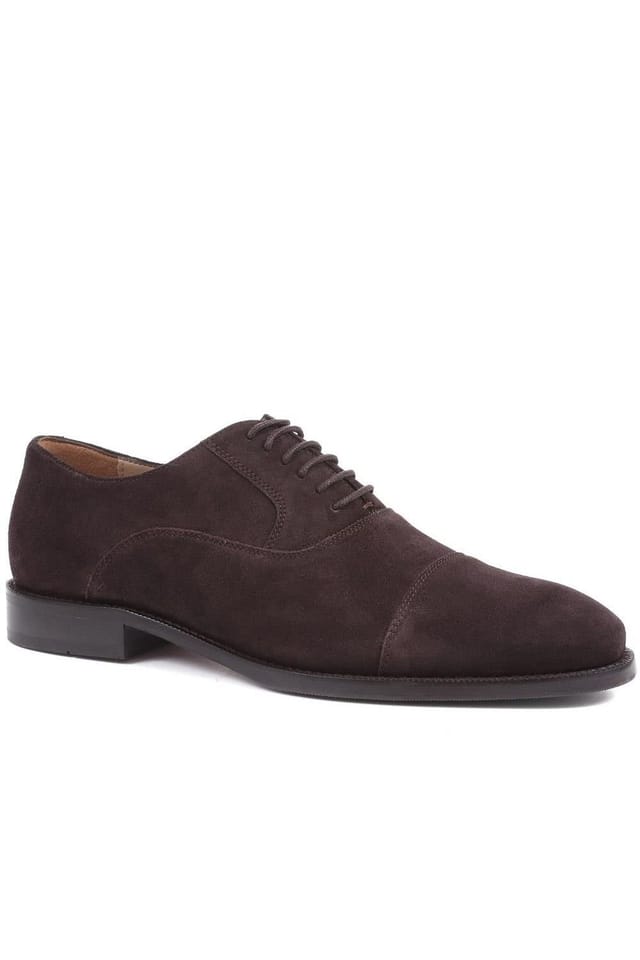 Jones Bootmaker Jones Bootmaker Men's Matthew Leather Oxford Shoes in Brown - 2