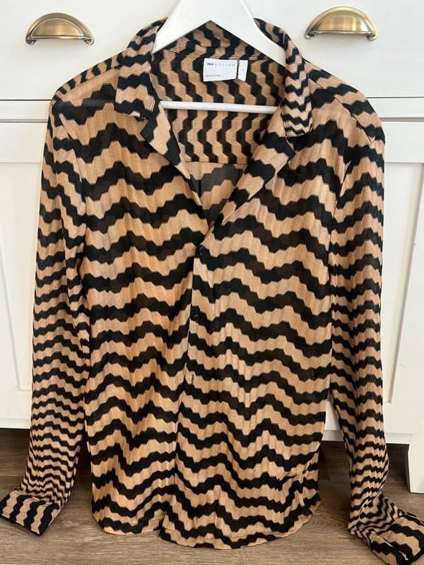 ASOS Mens Stripy Shirt - Size Large - Asos