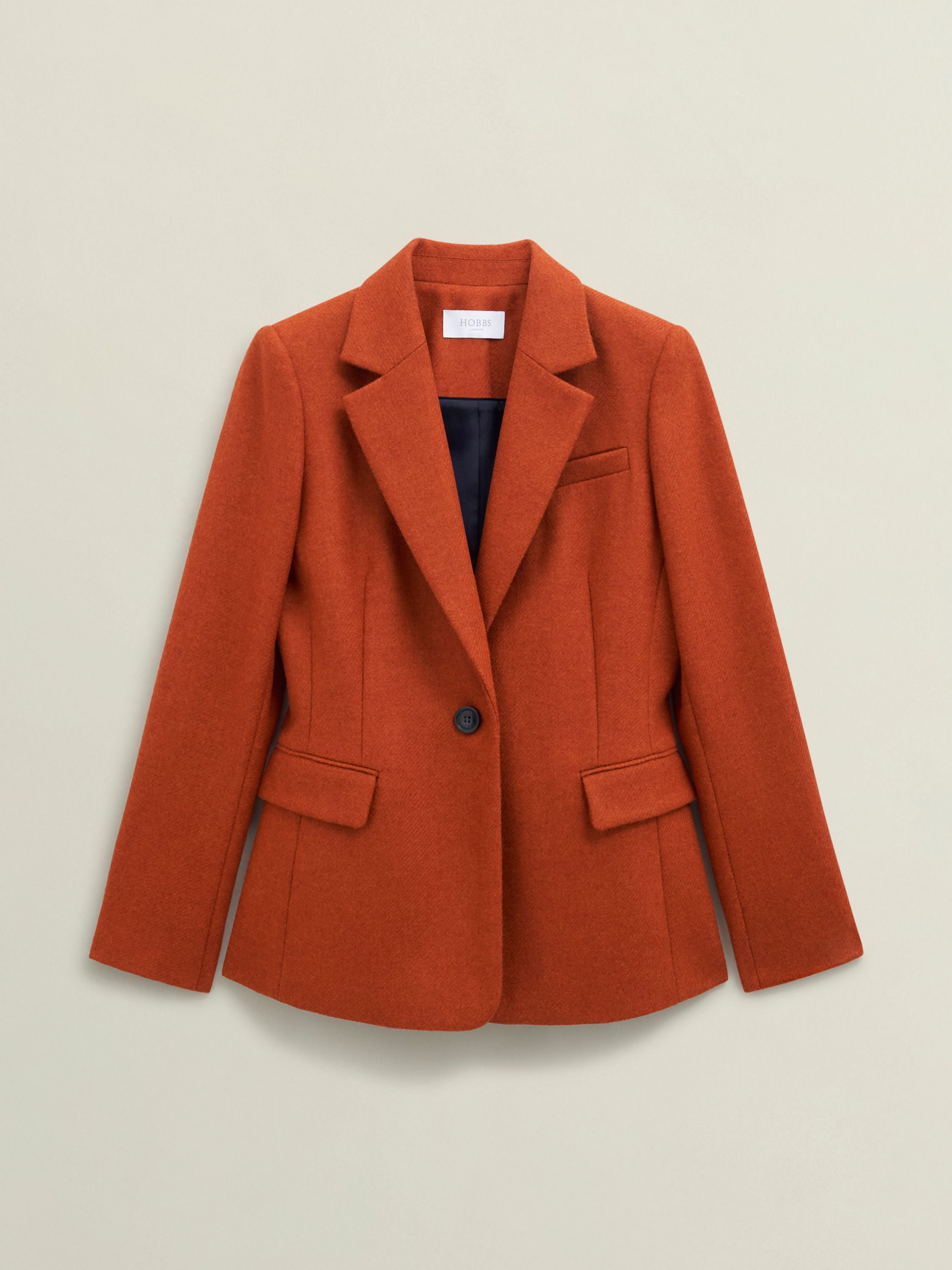 Hobbs London Hobbs London Women's Jess Jacket in Burnt Orange - 2