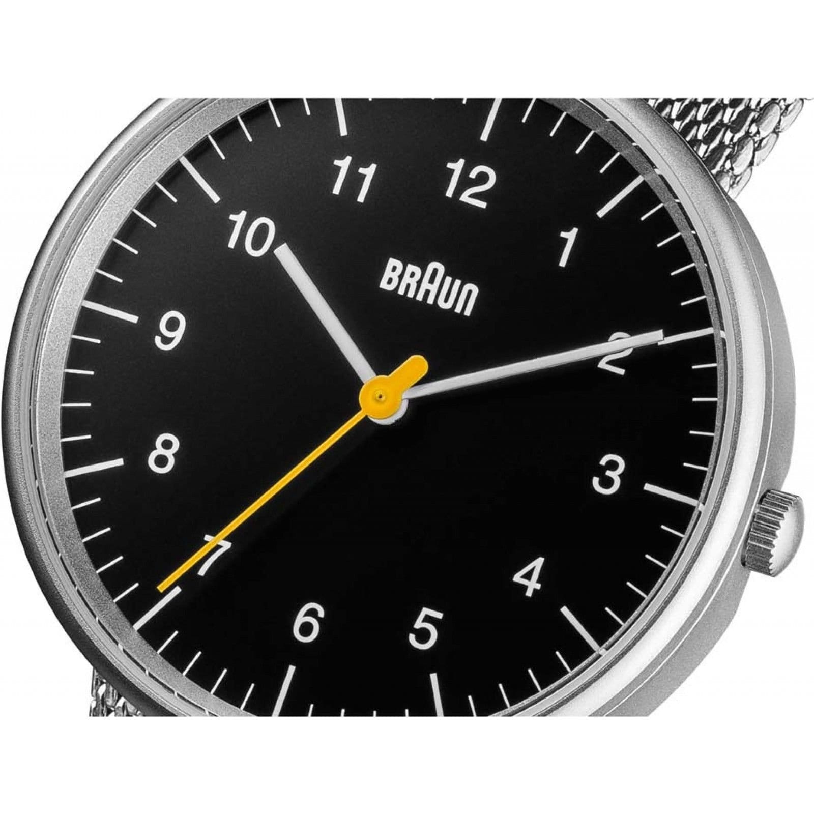 Braun Braun Men's BN0021BKSLMHG Classic 38mm Quartz Watch in Silver - 4