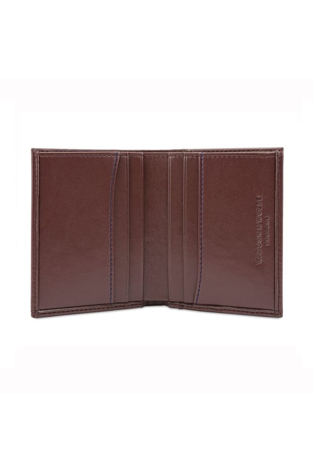 Watson & Wolfe Watson & Wolfe Men's Compact Card Wallet in Brown - 2