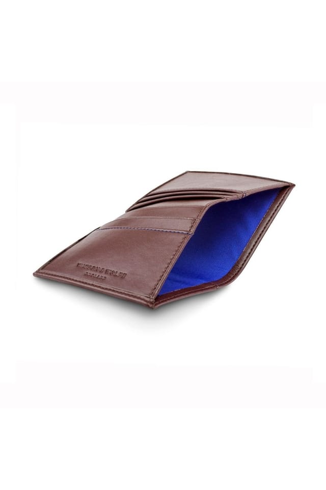 Watson & Wolfe Watson & Wolfe Men's Compact Card Wallet in Brown - 3