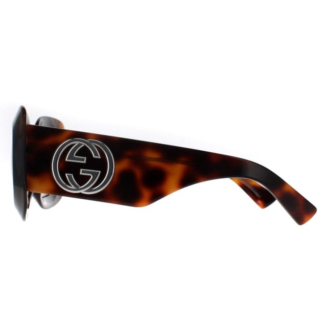 Gucci Gucci Women's Square Havana with Silver Brown GG1695S - 3