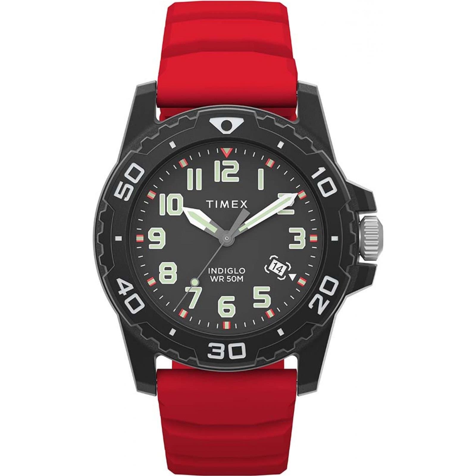 Timex Timex Men's TW5M61000 Main Street 42mm Quartz Watch in Red