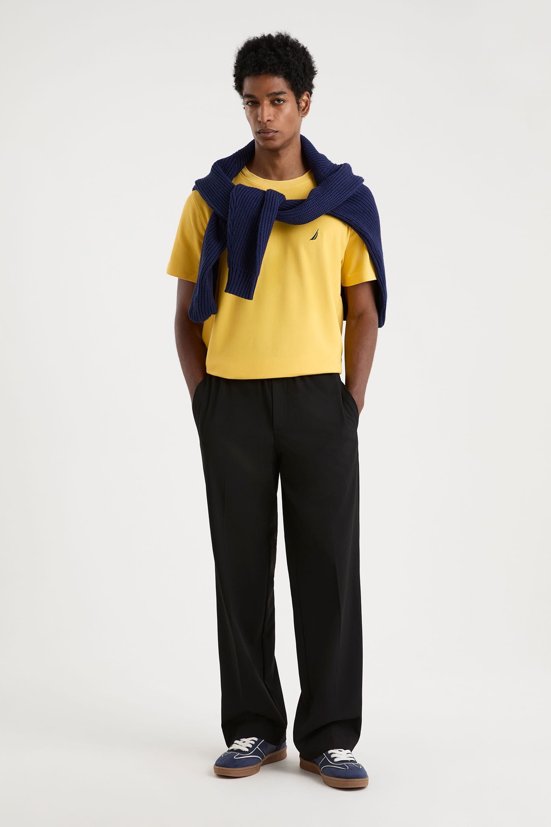 Nautica Nautica Men's Starboard T-Shirt in Bright Yellow - 4
