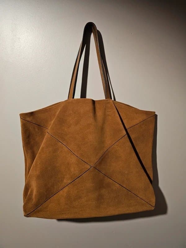 ASOS Design Gorgeous leather suede large bag