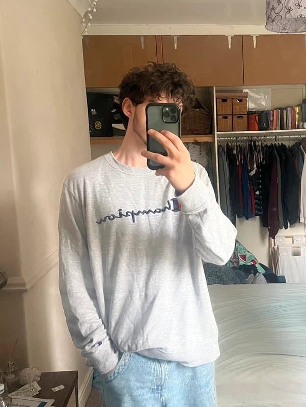 Champion Grey champion baggy sweater