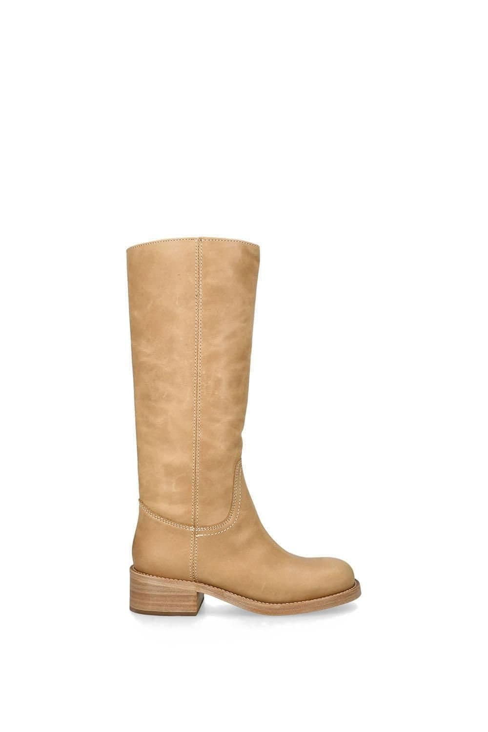 Steve Madden STEVE MADDEN Women's 'Riggs Brown Leather' Leather Boots