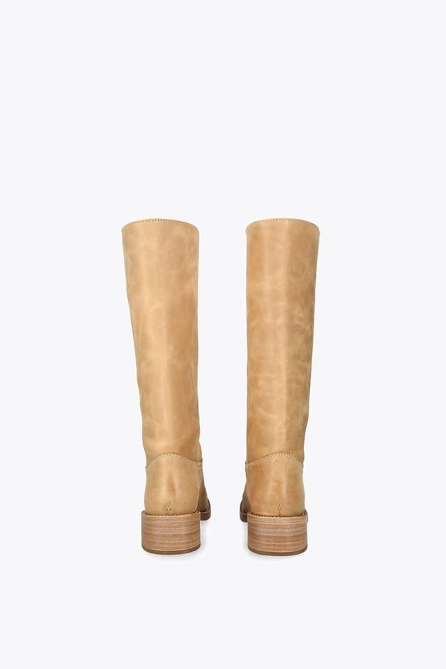 Steve Madden STEVE MADDEN Women's 'Riggs Brown Leather' Leather Boots - 3