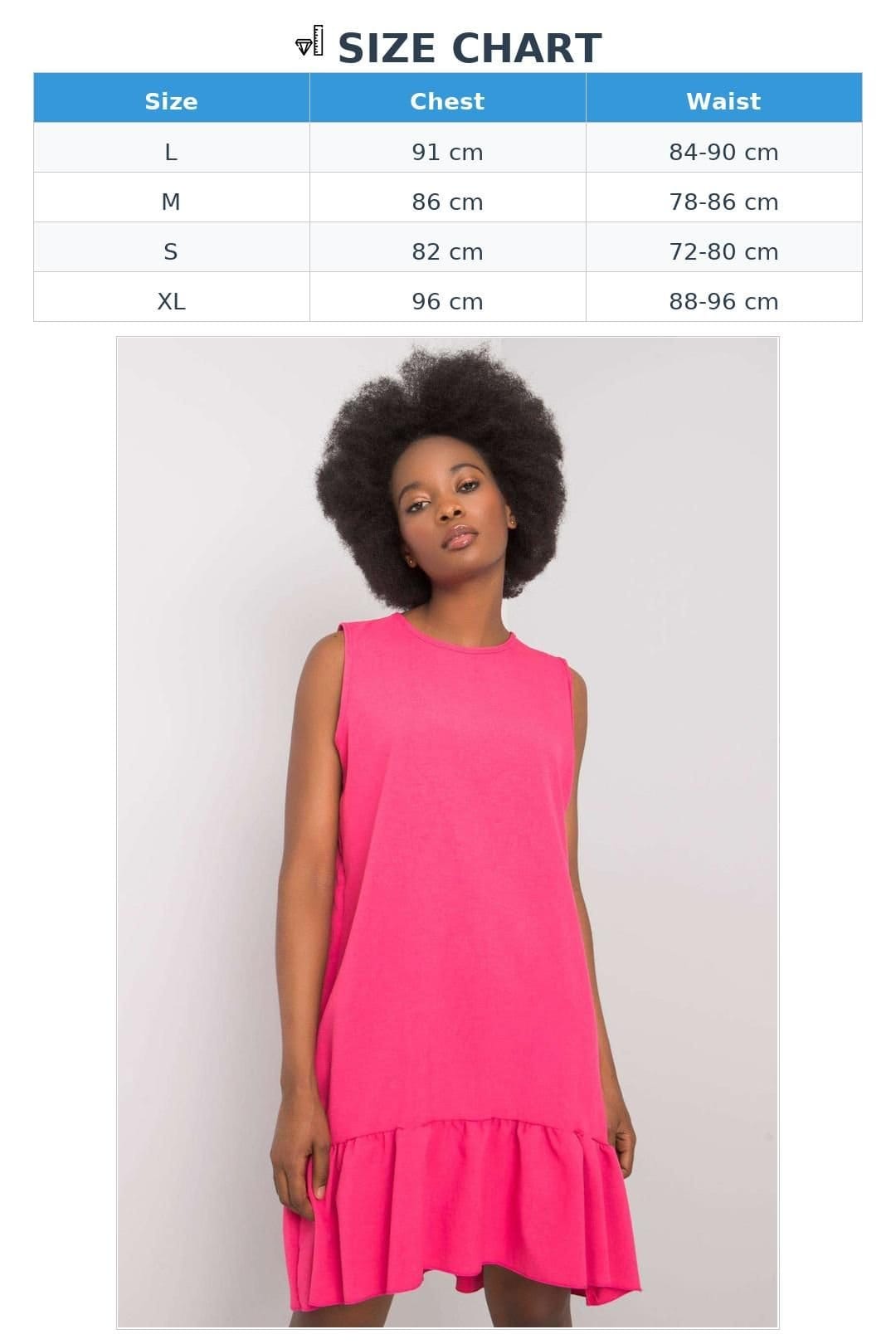 Love Lace Love Lace Women's Sleeveless Casual Mini Dress With Ruffle Hem in Pink - 4