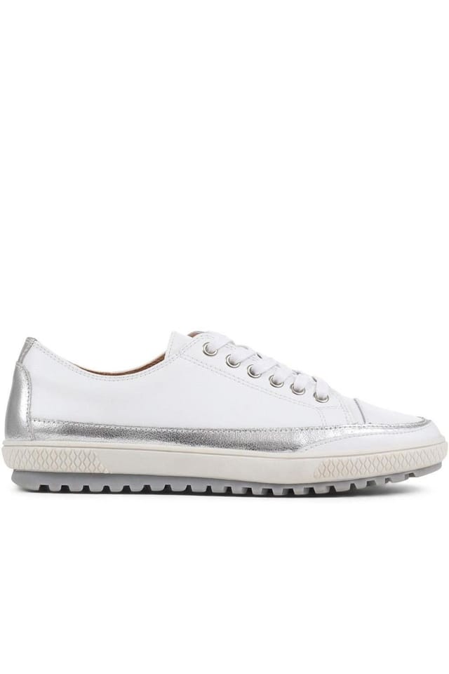 Pavers Pavers Women's Memory Foam Trainers in White - 2