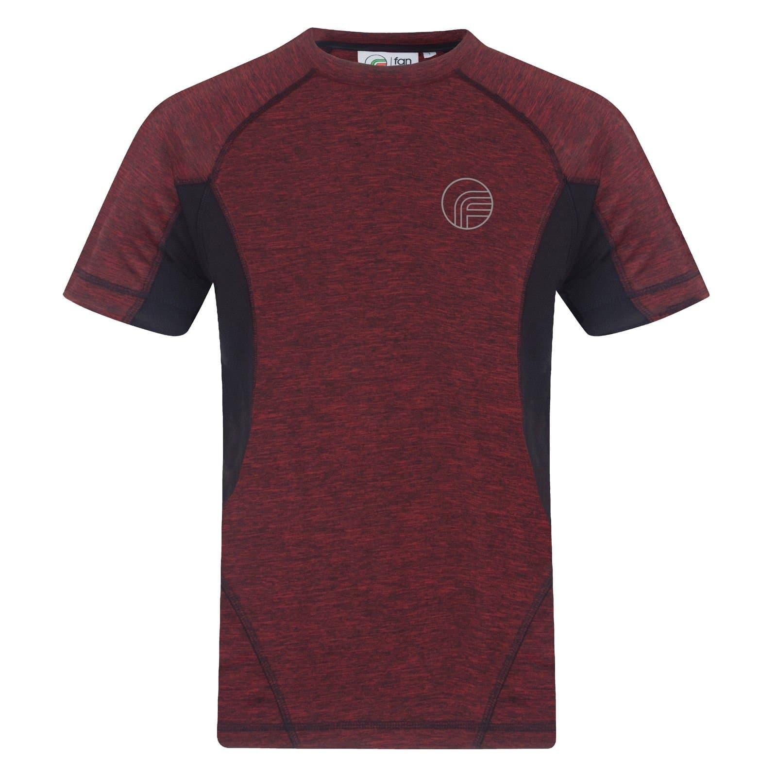 fan originals fan originals Men's Adults Poly Training T-Shirt in Red