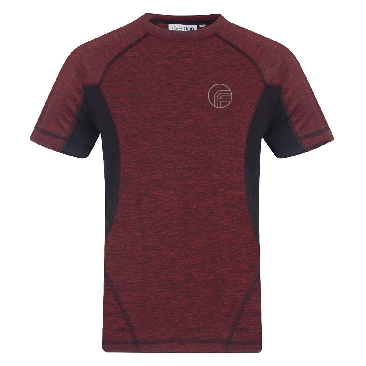 fan originals fan originals Men's Adults Poly Training T-Shirt in Red - 1
