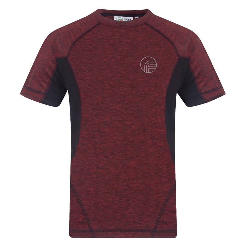 fan originals fan originals Men's Adults Poly Training T-Shirt in Red - 1
