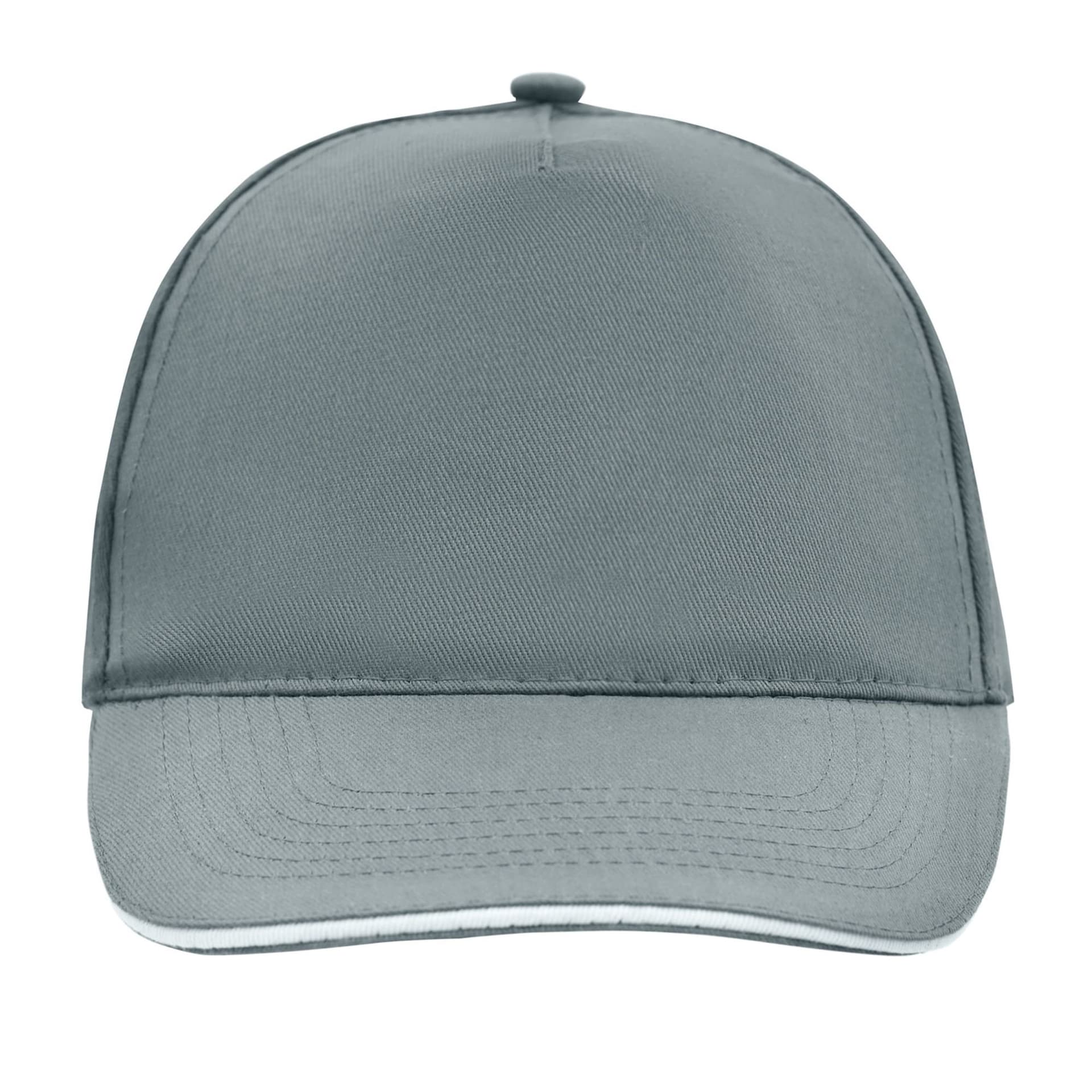 Myrtle Beach Myrtle Beach Men's Promo 5 Panel Sandwich Peak Cap in Dark Grey