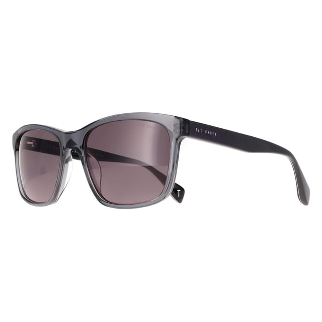 Ted Baker Ted Baker Men's Rectangle Gloss Dark Crystal Grey Grey TB1780 Reef - 2