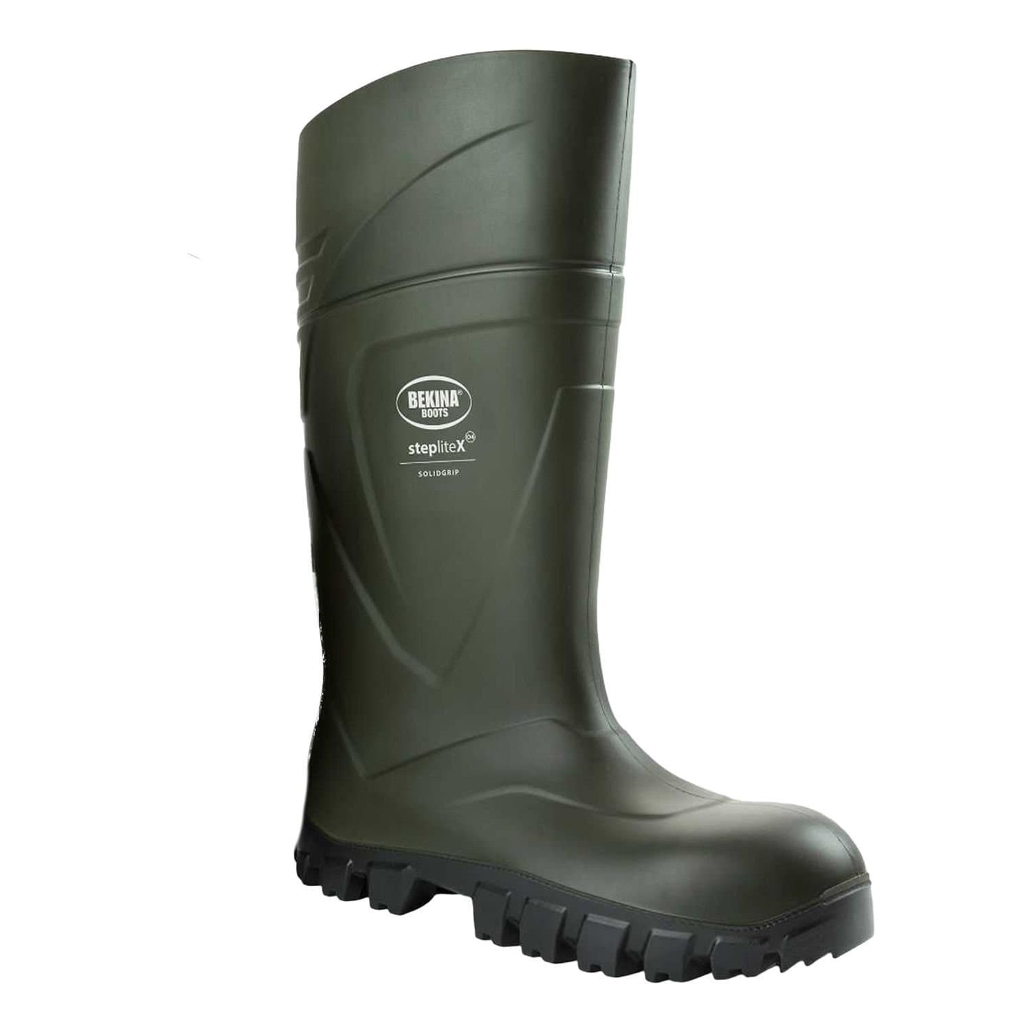 Bekina Bekina Women's StepliteX Solidgrip O4 Wellington Boots in Green
