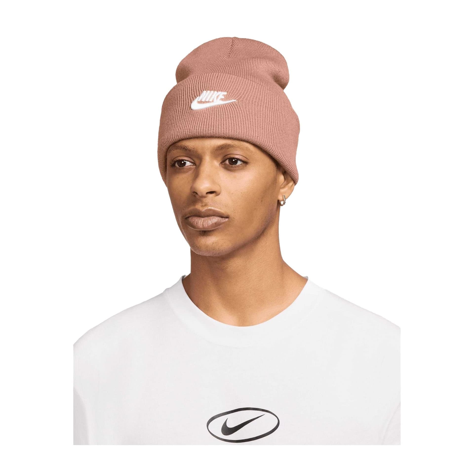Nike Nike Men's Futura Peak Beanie in Rose Gold