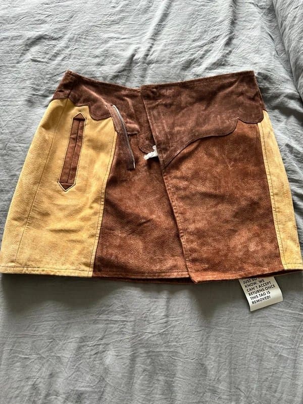 ASOS Suede Asos Design Skirt