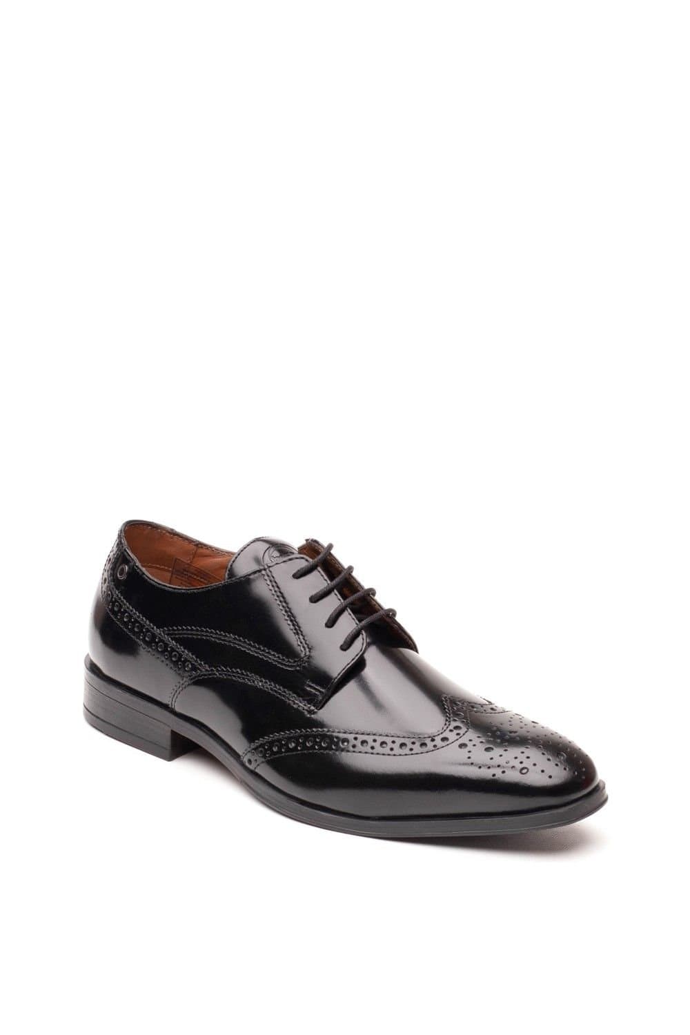 Base London Base London Men's Steeple Brogue Shoe in Black