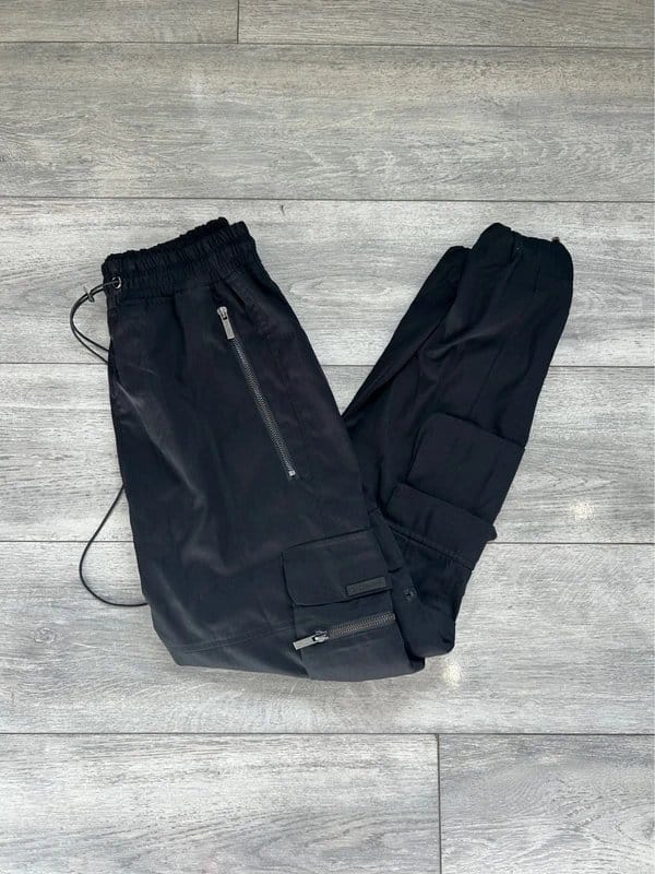 Sans Pareil Sans Pareil Black Cargo Pants - 1