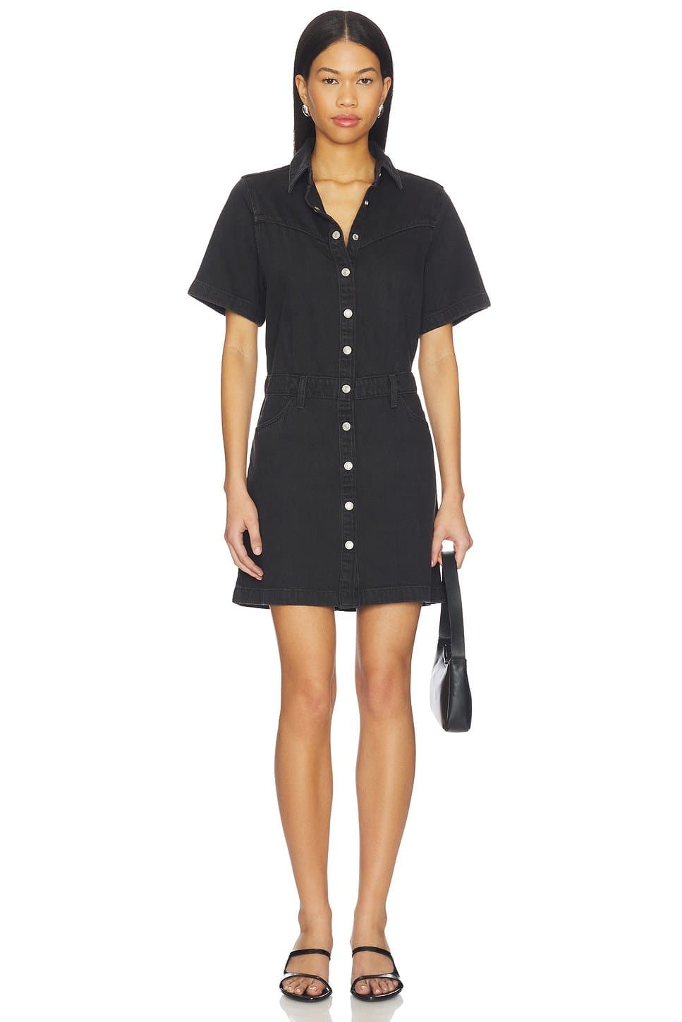 revolve Short Sleeve Logan Western Dress