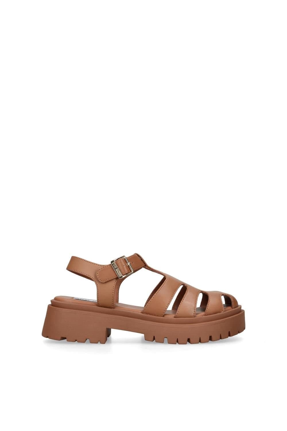Steve Madden Steve Madden Women's 'Minsk Brown' Leather Sandals in Brown