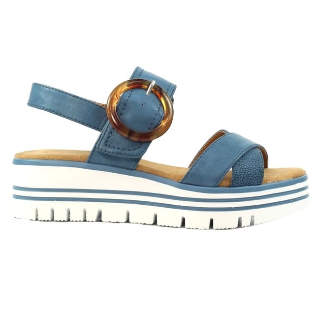 Lunar Lunar Women's Elise Sandals in Blue - 3