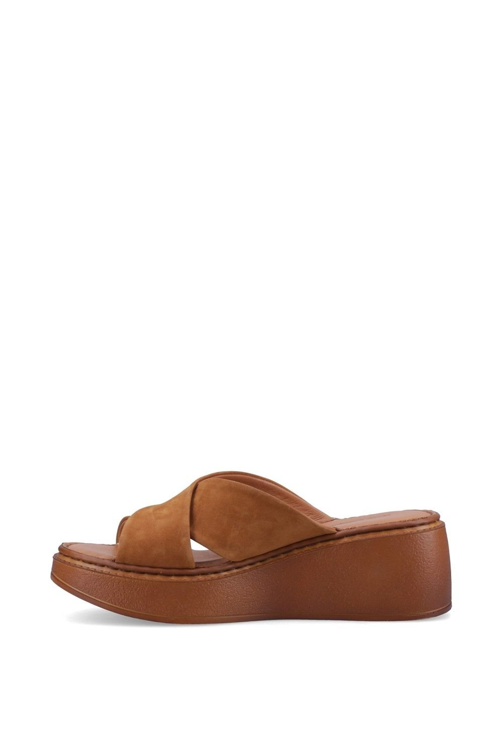 Hush Puppies Hush Puppies Women's Bobbi Wedge Sandal in Tan - 4