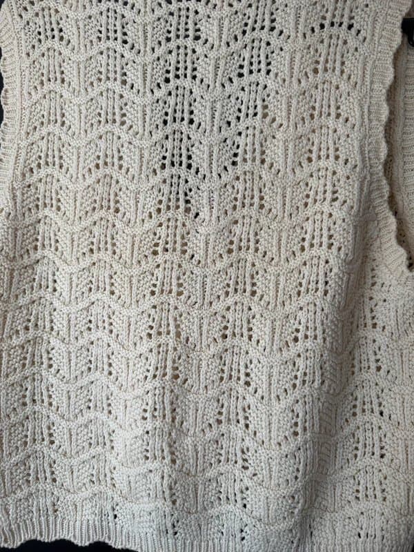 New Look Cream crochet top new look