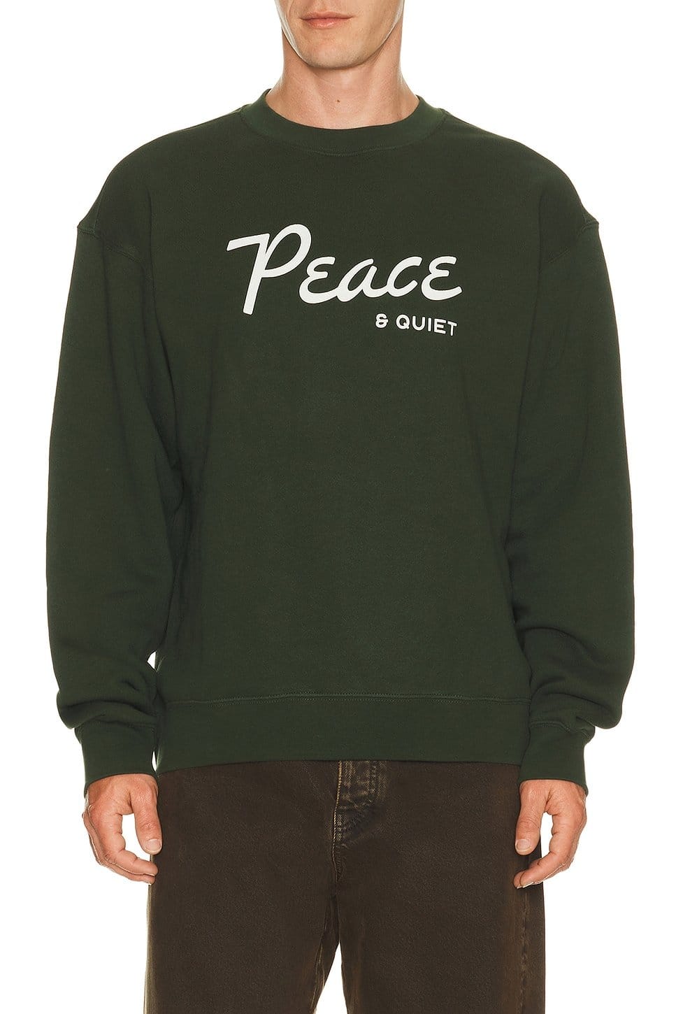Revolve Forest Green Crewneck Sweatshirt