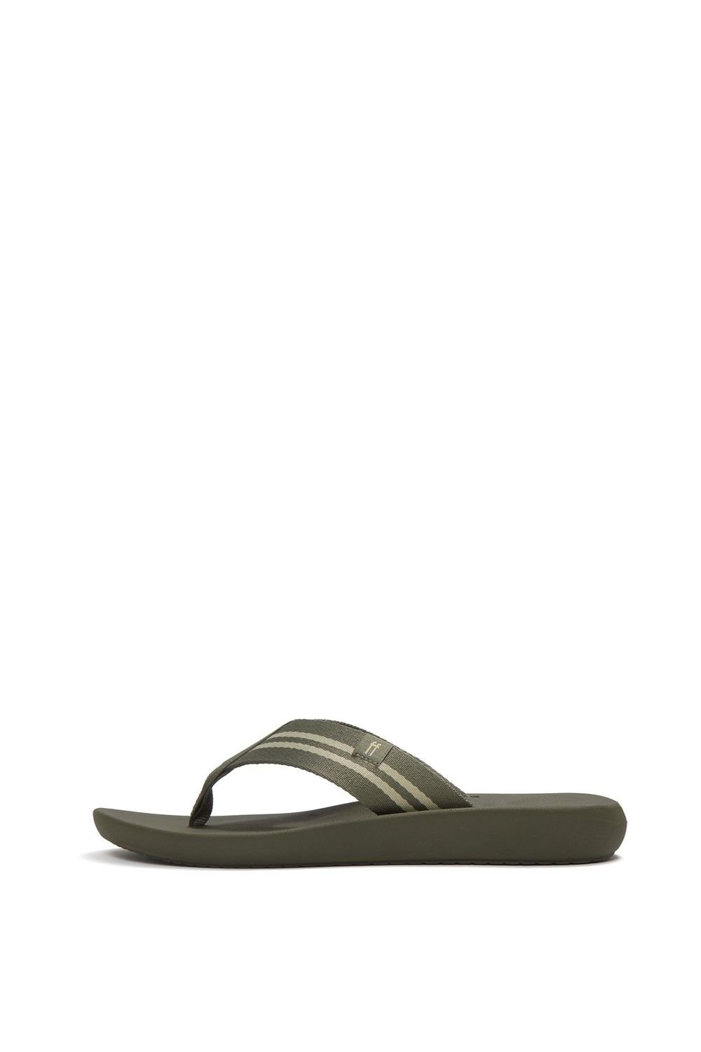 FitFlop FitFlop Men's iQushion Flip-Flops in Dark Olive - 4
