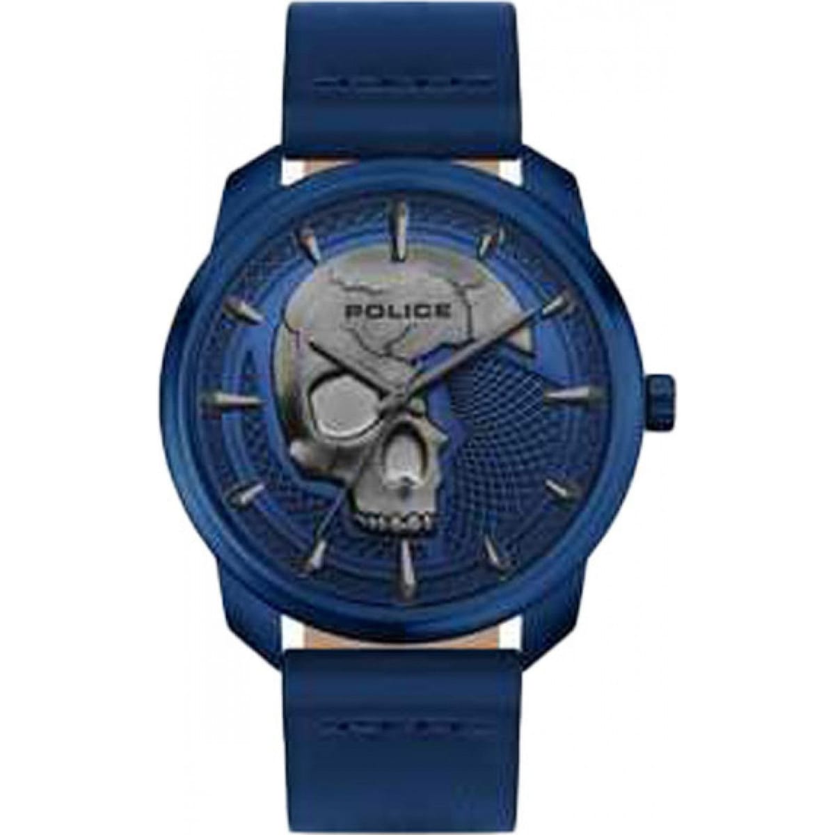 Police Police Men's PL.15714JSBL-03B 42mm Quartz Watch in Blue - 1