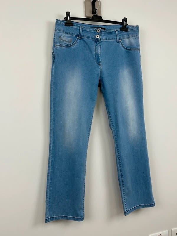 Next Next Lift Slim & Shape Jeans Size UK 18 Long Blue Denim