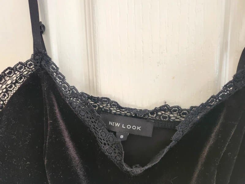 New Look Velvet leotard top