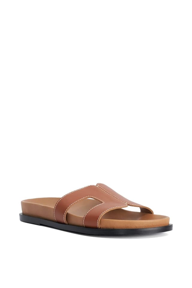Dune London Dune London Women's 'Loupas' Leather Sandals in Brown - 2