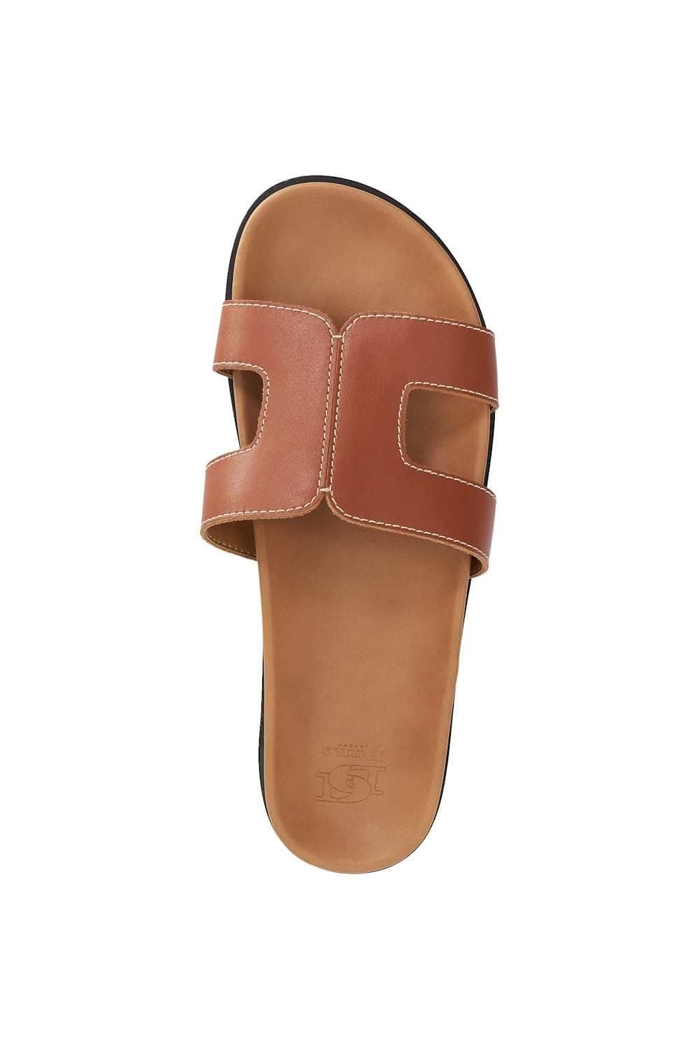 Dune London Dune London Women's 'Loupas' Leather Sandals in Brown - 4