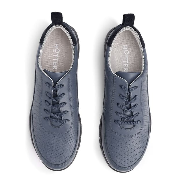 Hotter Hotter Women's Wide Fit 'Gravity II' Active Shoes in Mid Blue - 3